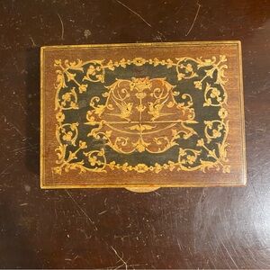 Vintage Inlaid wooden box